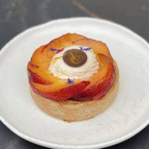 Tartelette végétale nectarine