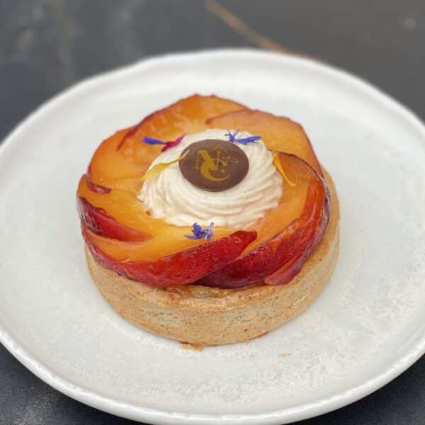 Tartelette végétale nectarine