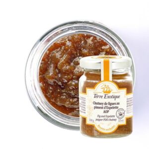 Chutney de figues au piment d'Espelette AOP - Terre Exotique