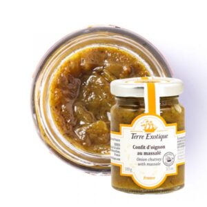 Confit d'oignon au massalé - Terre Exotique