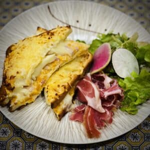 Croque monsieur "Butterflette"