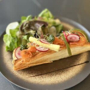 Finger feuilleté au saumon fumé