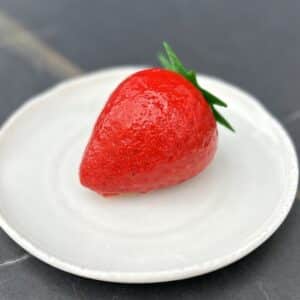 Fraise en trompe l'œil