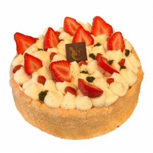 Charlotte fraise basilic (sans gluten)