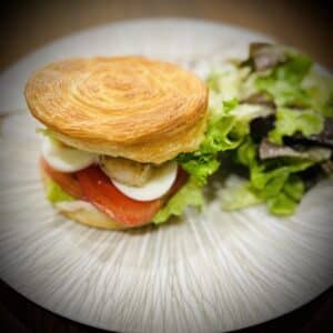Rolls feuilleté façon club sandwich