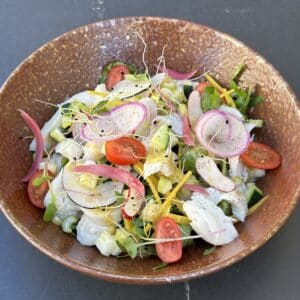 Salade de cabillaud